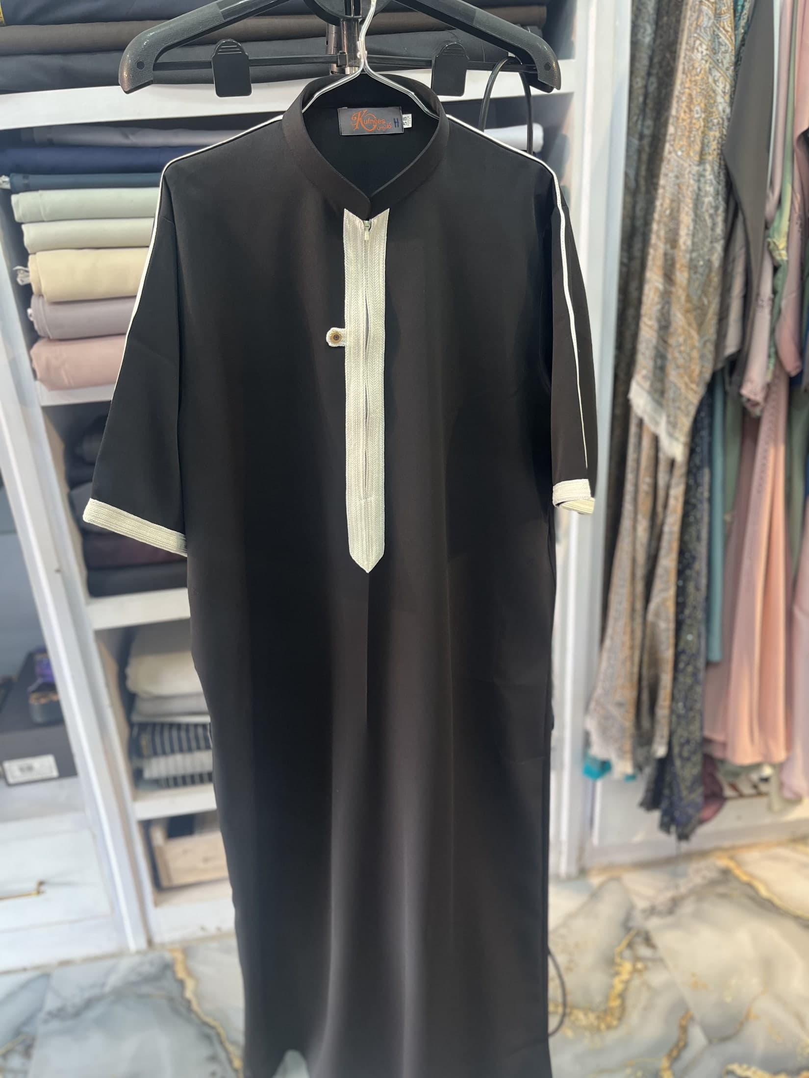 Onyx Black Thobe