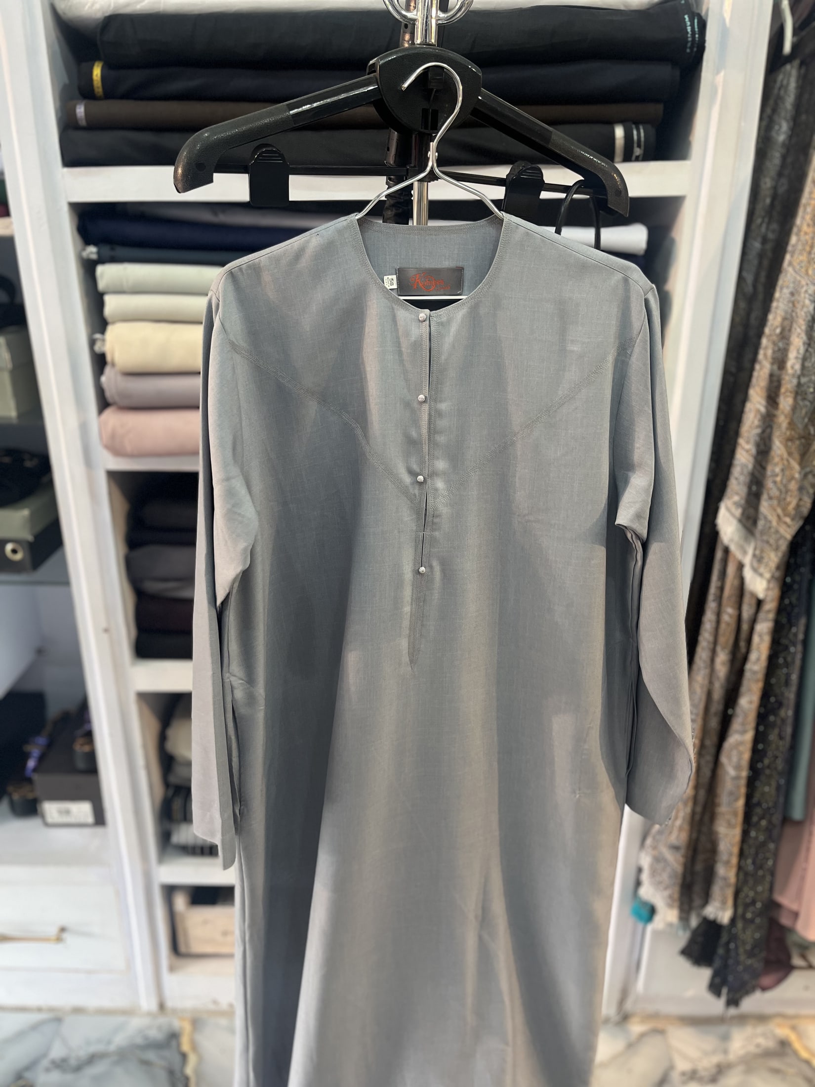 Silver Grey Thobe
