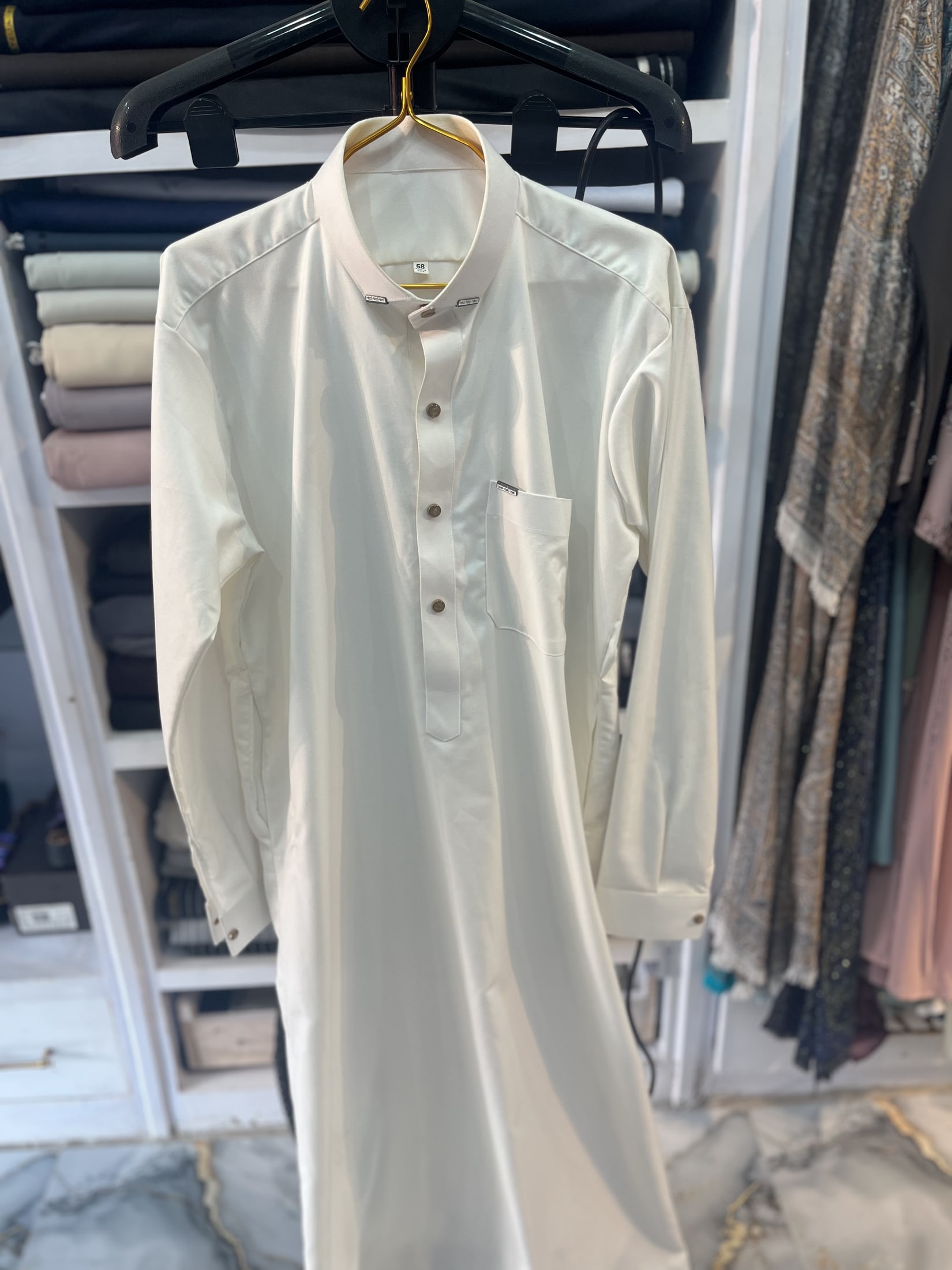 Classic White Thobe