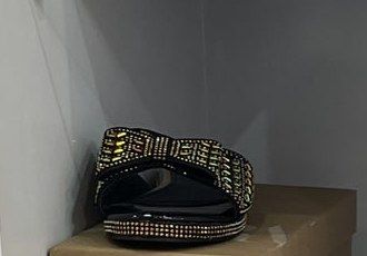 Studded Evening Slides